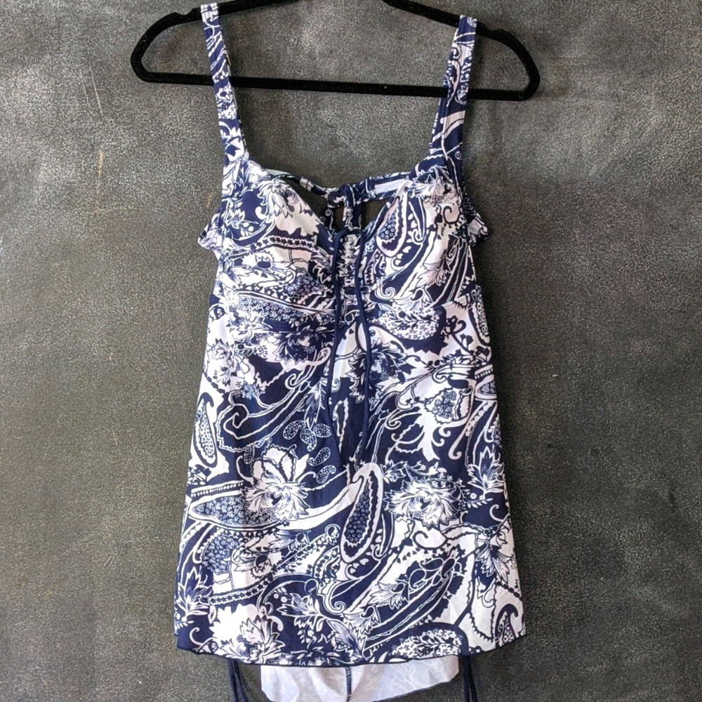 SEPTANGLE | Plus Size Padded Bra Tankini